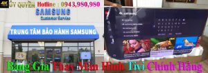 Bảng giá thay màn hình tivi samsung